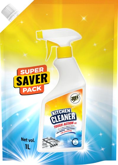 JOFF Kitchen Degreaser Cleaner - Super Saver Refill Pack