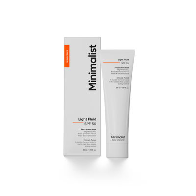Minimalist Light Fluid SPF 50 Face Sunscreen