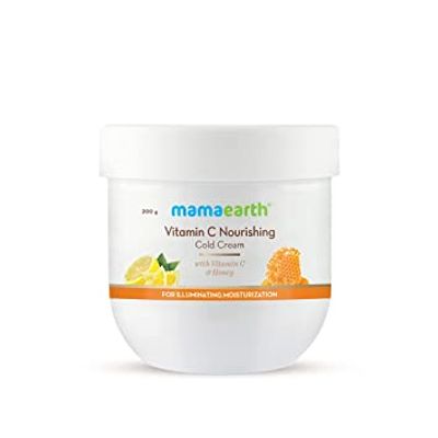 Mamaearth Vitamin C Nourishing Cold Winter Cream for Face & Body with Vitamin C & Honey for Illuminating Moisturization