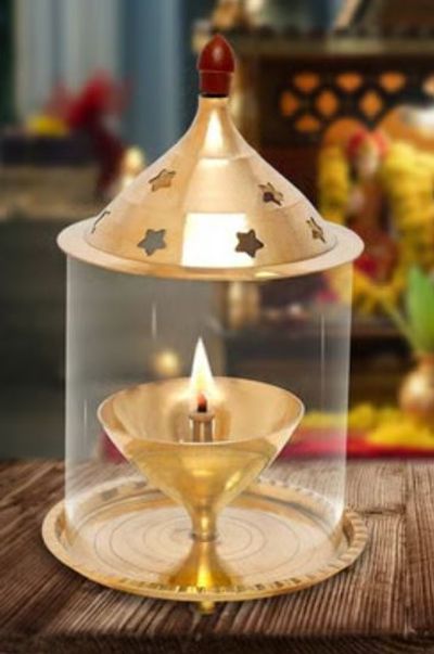 Jai Kashi Akhand Brass Diya