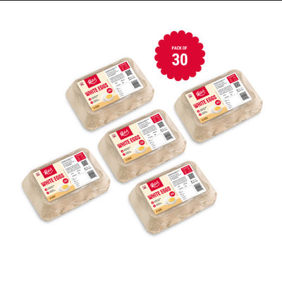 Relish White Eggs - (Pack of 6) 6 pc X 5 Combo