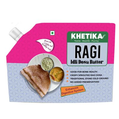 Khetika Ragi Millet Dosa Batter