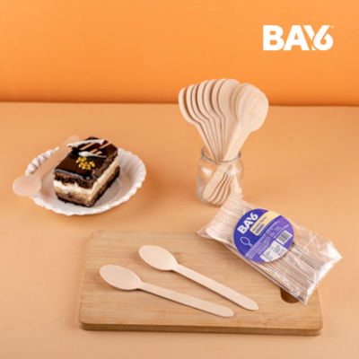 BAY6 Wooden Spoon - Pack of 25