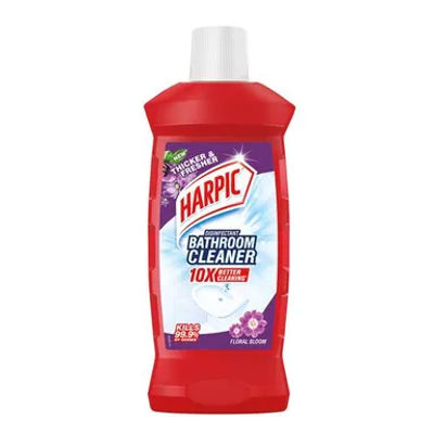 Harpic Bathroom Cleaner Liquid - Floral, Removes Bathroom Stains