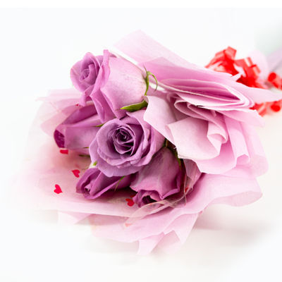 Hoovu 5 Purple Rose Bouquet