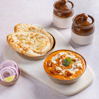 Butter Chicken & Naan 