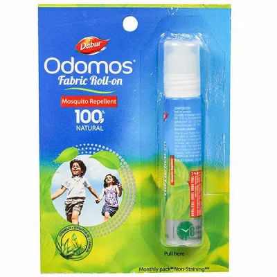 Odomos Mosquito Repellent Fabric Roll On 8 ml Combo