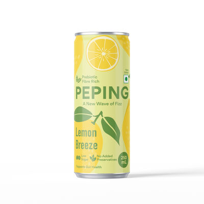 Peping Prebiotic Fizzy Drink | Lemon Breeze