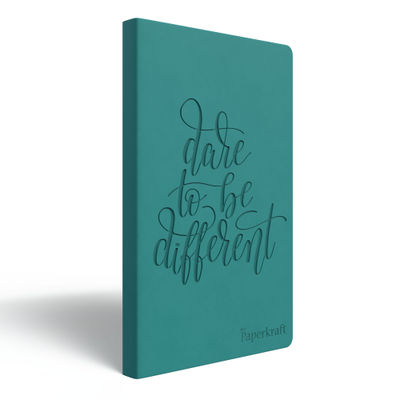 Paperkraft Unruled Debossed PU Notebook (210 x 145mm, 192 Pages)