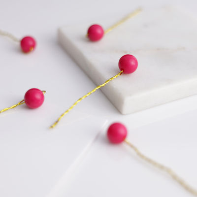 Oye Happy Round Hair Pins ( Pack Of 5 )