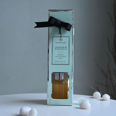FlowerAura Jasmine And Marigold Scented Diffuser