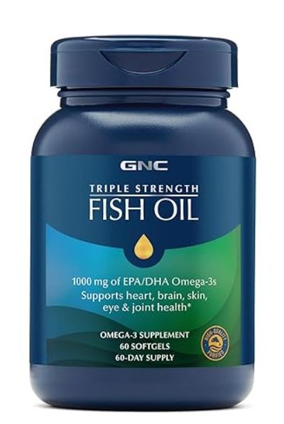 GNC Triple Strength Fish Oil Softgels
