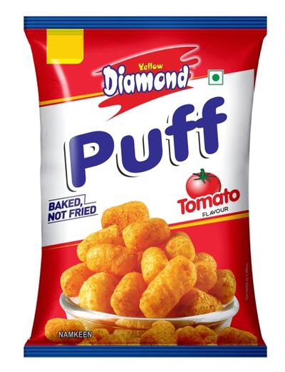Yellow Diamond Tomato Flavour Puff