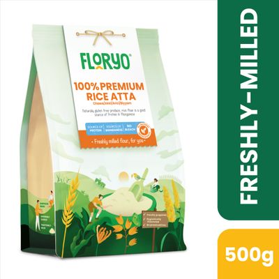 Floryo Freshly Milled Premium Rice Atta | Chawal-Akki-Arici-Biyyam