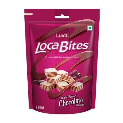 Luvit Loca Bites Chocolate Wafer Cubes