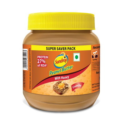 Sundrop Peanut Butter With Honey - Crunchy