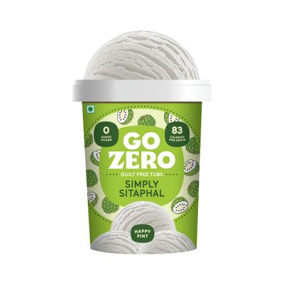 Go Zero Simply Sitaphal Low Calorie Guilt Free Icecream Tub