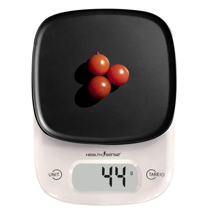 Healthsense Weight Machine For Kitchen,Touch Button, Tare Function1 Year Warranty Chef-Mate Ks 63