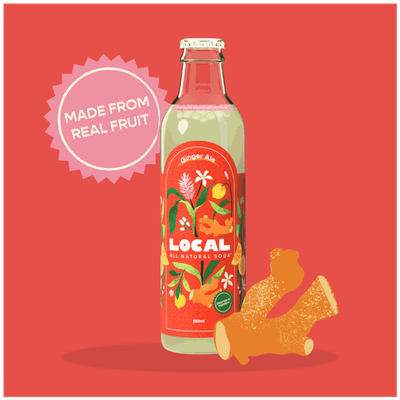 Local All Natural Soda Ginger Ale