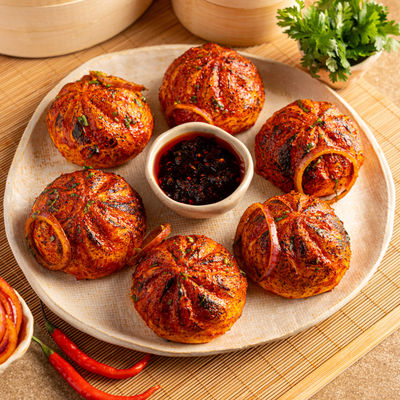 Chicken Tandoori Momos  