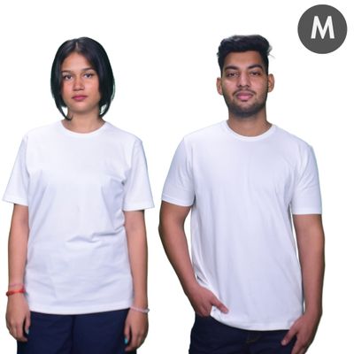 EQL Unisex Cotton T-shirt | White - M