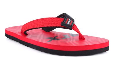 Sparx Slippers SFU-204 Red Black For Men | 10 UK