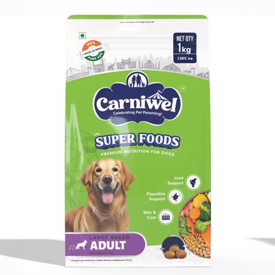 Carniwel Veg With Superfoods Dry Dog Food For Large Breed, Adult