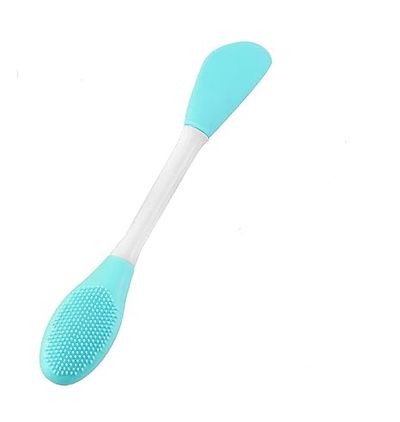Beautiliss Professional Face Mask Applicator Dual Side Face Wash Brush ( Color May Vary)