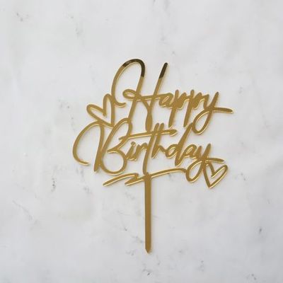 Let's Vybe Birthday Cake Topper