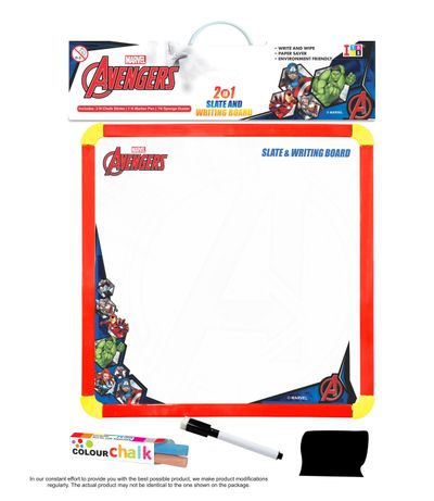 2 In 1 Slate & Writing Board-Avenger (Assorted) 0xc0035f9978 (Assorted)