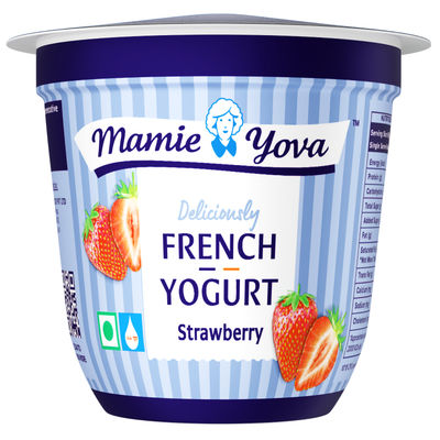 Mamie Yova Deliciously French Fruit Yogurt- Strawberry
