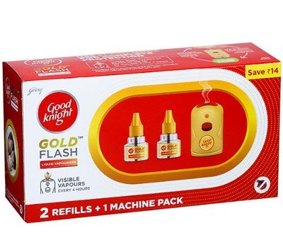 Goodknight Flash Liquid Vaporizer, Mosquito Repellent - Combo Pack