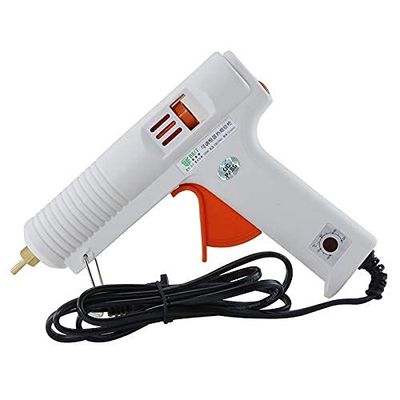 Chrome Hot Melt Glue Gun Machine 100W Adjustable Constant Temperature Hot Melt