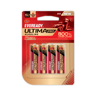 Eveready Ultima Pro Alkaline AA Battery | 800% Longer Lasting