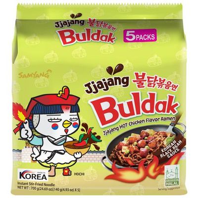 Korean Samyang Hot Chicken Flavour Ramen Jjajang Non Veg