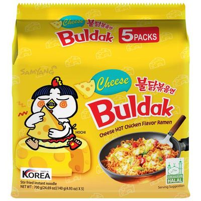 Korean Korean Samyang Hot Chicken Flavour Ramen Cheese Non Veg