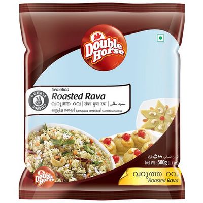 Double Horse Double Roasted Rava