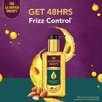 Bajaj Almond Drops Hair Serum With Almond Oil & Vitamin E