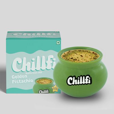 Hocco Golden Pistachio Matka Kulfi Ice Cream Cup