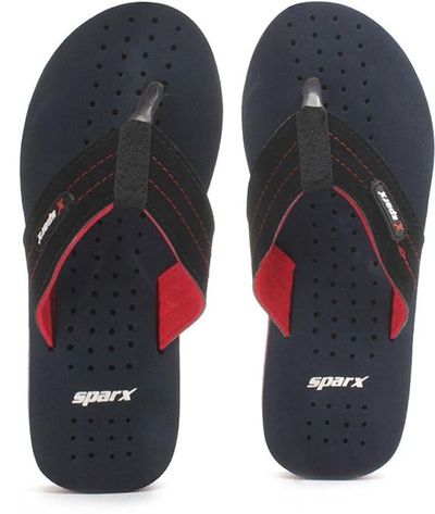 Sparx Slippers SFG-517 Black Navy Blue For Men | 7 UK