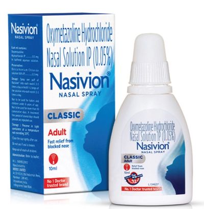 Nasivion Classic Adult 0.05% Nasal Spray