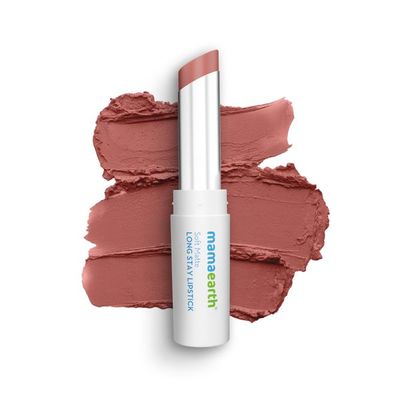 Mamaearth Soft Matte Long Stay Lipstick - 05 Woody Rose | Moisturizing