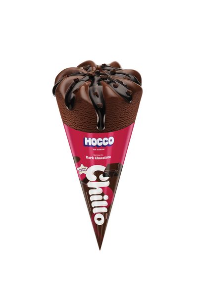 Hocco Chillo - Dark Chocolate Ice Cream Cone