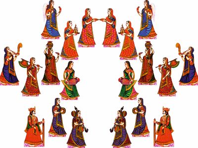 Divine Vibes Gopi Icons MDF Set
