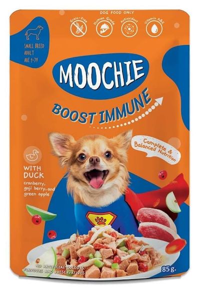 Moochie Dog Wet Food - Boost Immune - Casserole With Duck Gravy