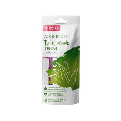 Sirona Disposable Shaving Razor for Women with Aloe Boost