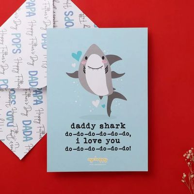 Oye Happy Shark Do Do Card