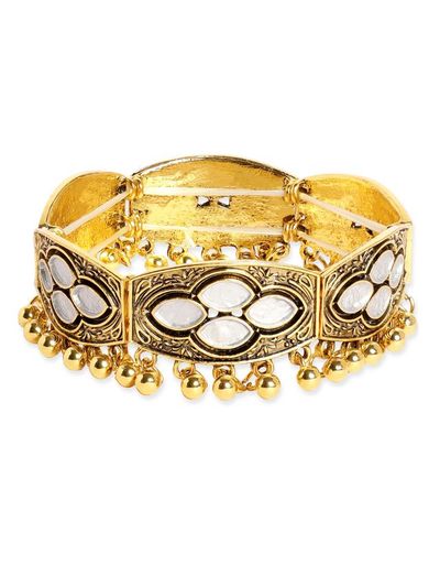 Rubans Gold Plated Bangle Style Bracelet