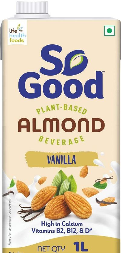 So Good Almond Plant Based Beverage Vanilla 1000 Ml Tetra Pak