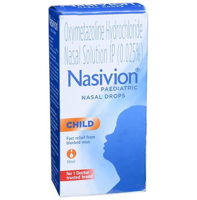 Nasivion 0.025% Paediatric Child Nasal Drops